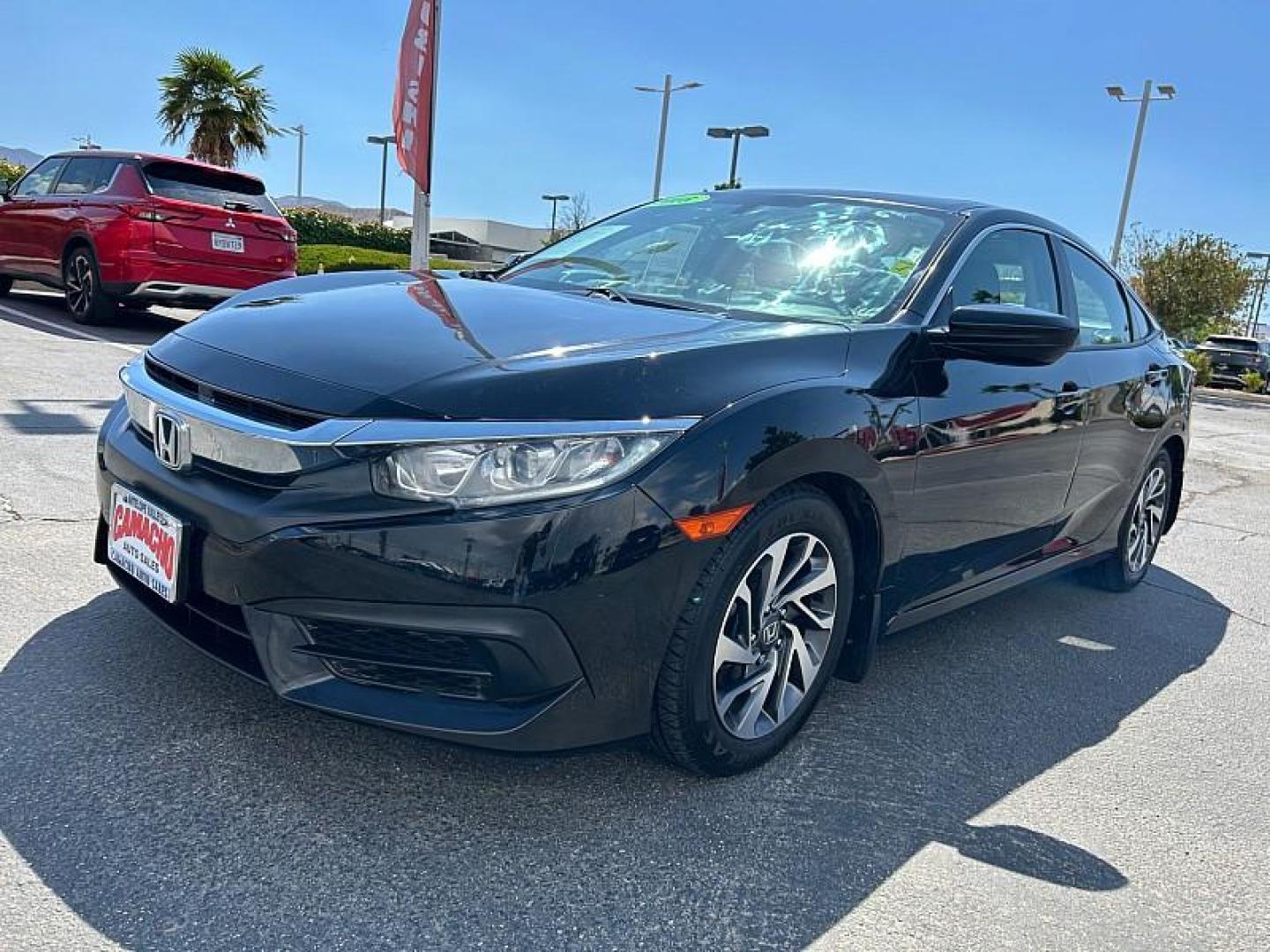 2018 BLACK Honda Civic Sedan (2HGFC2F72JH) with an 4-Cyl 2 Liter engine, Automatic CVT transmission, located at 412 Auto Vista Drive, Palmdale, 93551, (661) 945-0620, 34.592636, -118.136681 - Photo#4