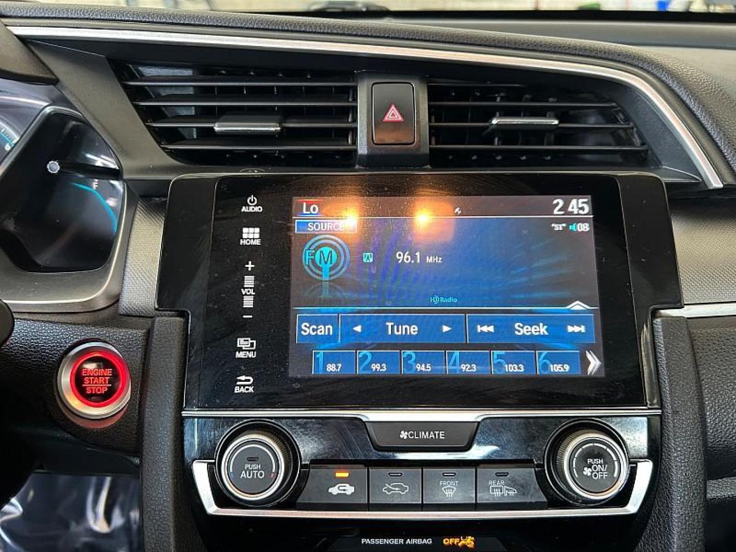 2018 BLACK Honda Civic Sedan (2HGFC2F72JH) with an 4-Cyl 2 Liter engine, Automatic CVT transmission, located at 412 Auto Vista Drive, Palmdale, 93551, (661) 945-0620, 34.592636, -118.136681 - Photo#18