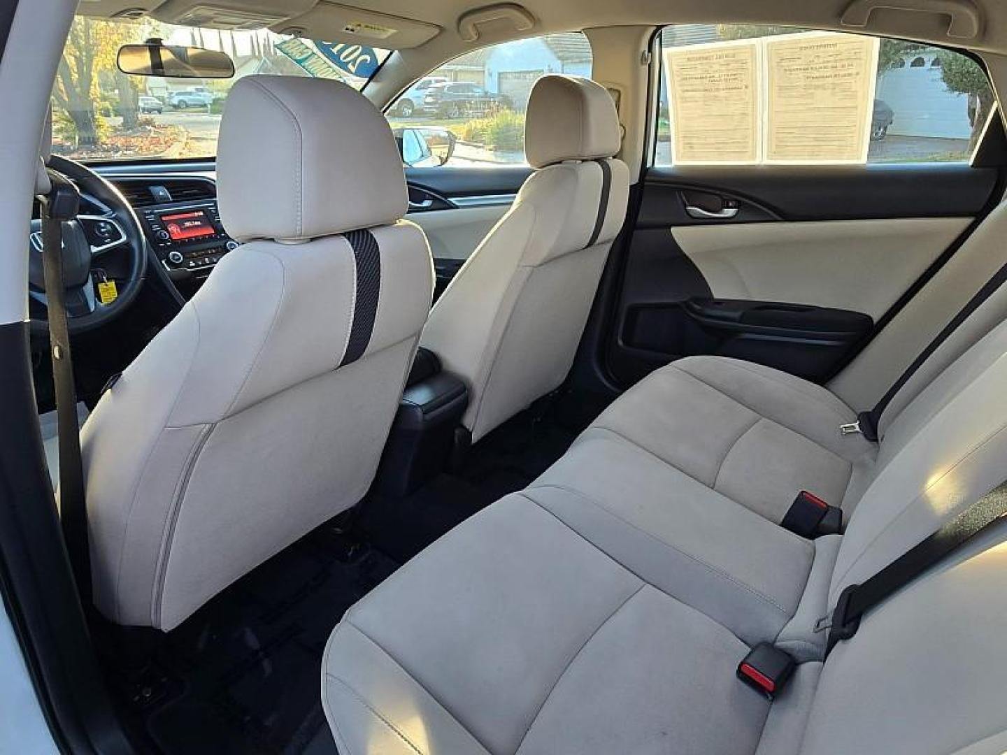 2018 WHITE Honda Civic Sedan (19XFC2F52JE) with an 4-Cyl i-VTEC 2.0 Liter engine, Automatic transmission, located at 246 E Walker St., Orland, 95963, (530) 865-5800, 39.747589, -122.178398 - Photo#13