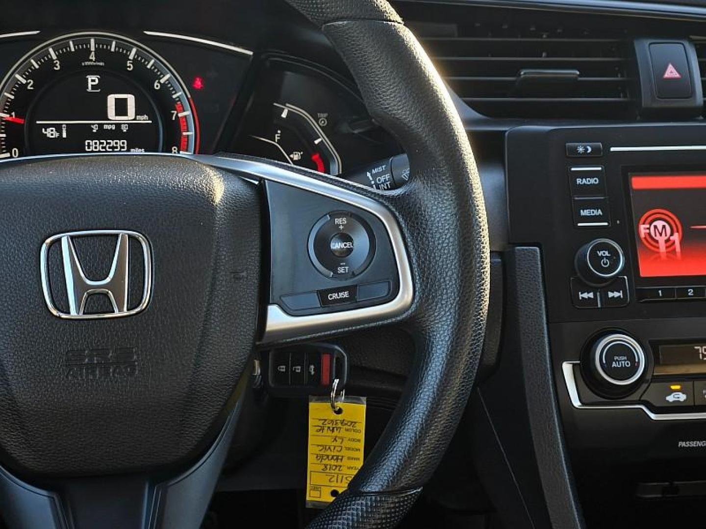 2018 WHITE Honda Civic Sedan (19XFC2F52JE) with an 4-Cyl i-VTEC 2.0 Liter engine, Automatic transmission, located at 246 E Walker St., Orland, 95963, (530) 865-5800, 39.747589, -122.178398 - Photo#22