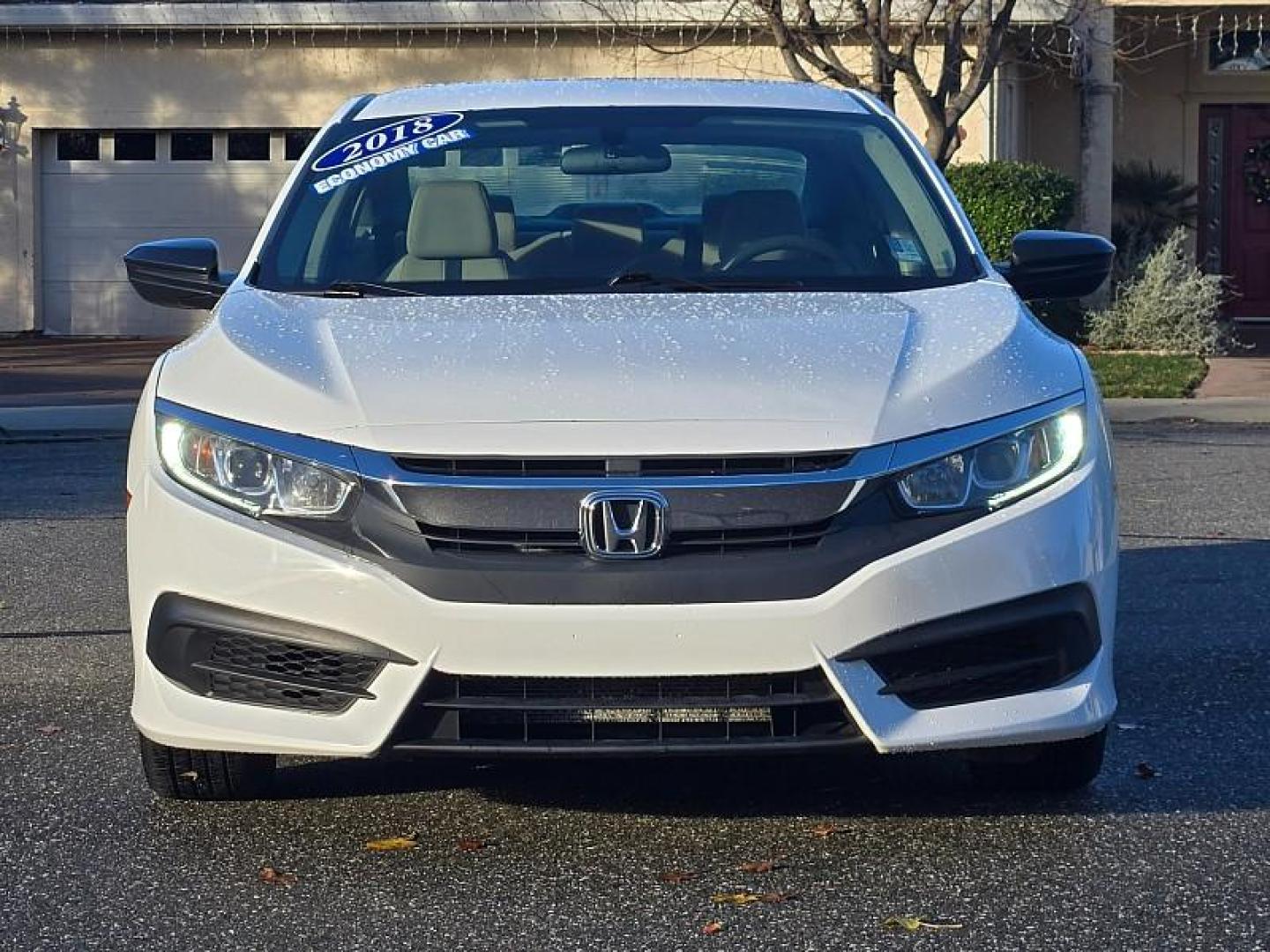 2018 WHITE Honda Civic Sedan (19XFC2F52JE) with an 4-Cyl i-VTEC 2.0 Liter engine, Automatic transmission, located at 246 E Walker St., Orland, 95963, (530) 865-5800, 39.747589, -122.178398 - Photo#2