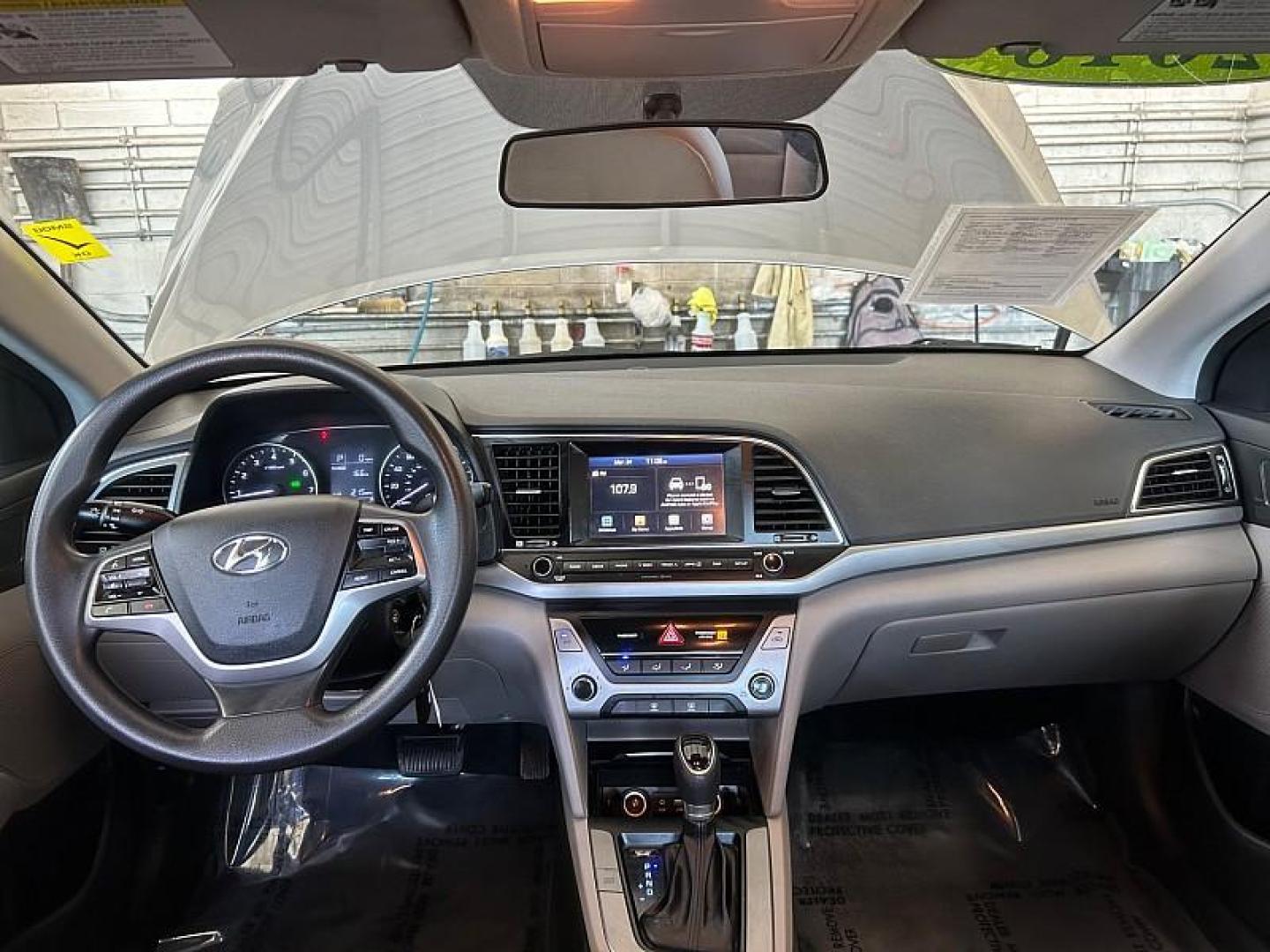 2018 GRAY Hyundai Elantra (5NPD74LF9JH) with an 4-Cyl 2.0 Liter engine, Auto 6-Spd Shiftronic transmission, located at 412 Auto Vista Drive, Palmdale, 93551, (661) 945-0620, 34.592636, -118.136681 - Photo#22