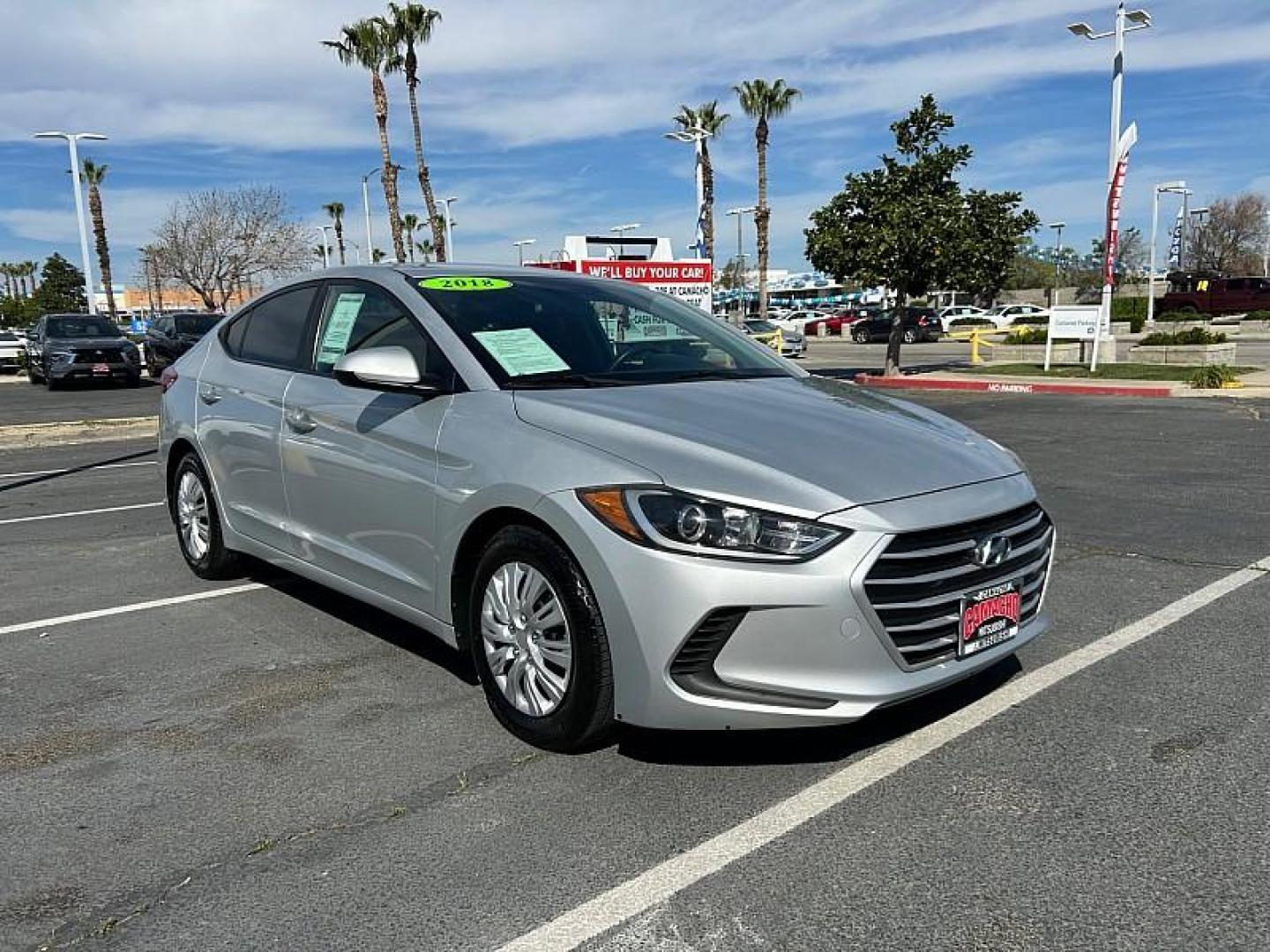 2018 SILVER HYUNDAI ELANTRA (KMHD74LF8JU) , located at 412 Auto Vista Drive, Palmdale, 93551, (661) 945-0620, 34.592636, -118.136681 - Photo#31