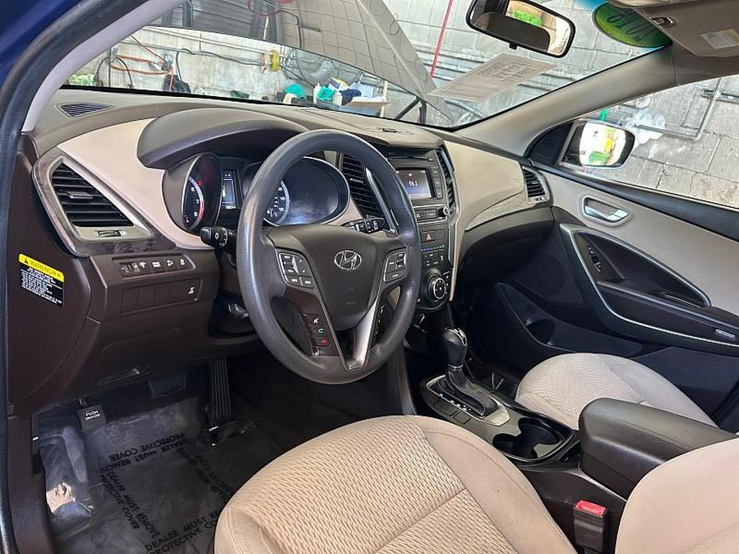 2018 BLUE Hyundai Santa Fe Sport (5XYZTDLB1JG) with an 4-Cyl GDI 2.4 Liter engine, Automatic 6-Spd w/Shiftronic transmission, located at 412 Auto Vista Drive, Palmdale, 93551, (661) 945-0620, 34.592636, -118.136681 - Photo#14