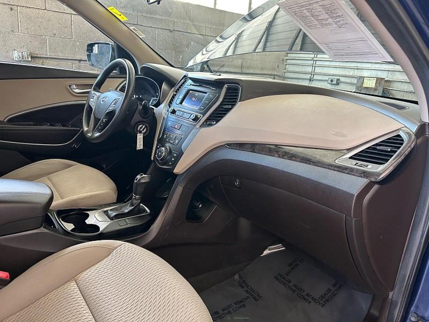 2018 BLUE Hyundai Santa Fe Sport (5XYZTDLB1JG) with an 4-Cyl GDI 2.4 Liter engine, Automatic 6-Spd w/Shiftronic transmission, located at 412 Auto Vista Drive, Palmdale, 93551, (661) 945-0620, 34.592636, -118.136681 - Photo#22