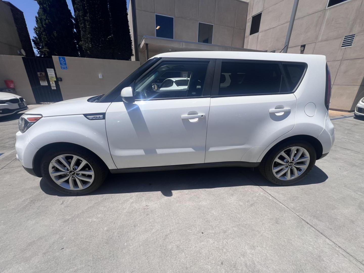 2018 White /Black Kia Soul + (KNDJP3A50J7) with an 2.0L L4 DOHC 16V engine, 6A transmission, located at 30 S. Berkeley Avenue, Pasadena, CA, 91107, (626) 248-7567, 34.145447, -118.109398 - 2018 Kia Soul for Sale – Buy Here Pay Here – $500 Down – No Credit Needed – Pasadena BHPH Dealer Looking for a fun, reliable, and fuel-efficient vehicle that won’t break the bank? Check out this 2018 Kia Soul now available at Crown City Motors in Pasadena with Buy Here Pay Here financin - Photo#2