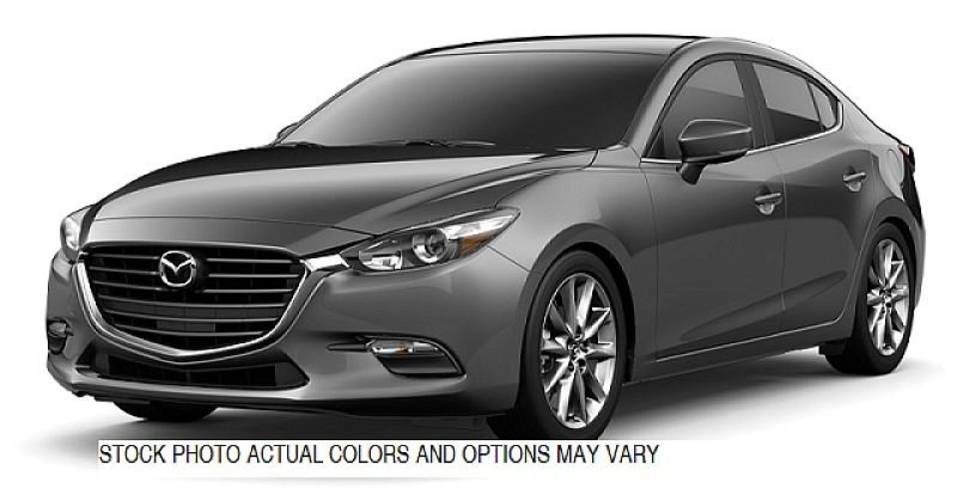 2018 GRAY Mazda Mazda3 (JM1BN1V37J1) with an 4-Cyl SKYACTIV-G 2.5L engine, Auto 6-Spd SKYACTIV-Drv transmission, located at 412 Auto Vista Drive, Palmdale, 93551, (661) 945-0620, 34.592636, -118.136681 - Photo#0
