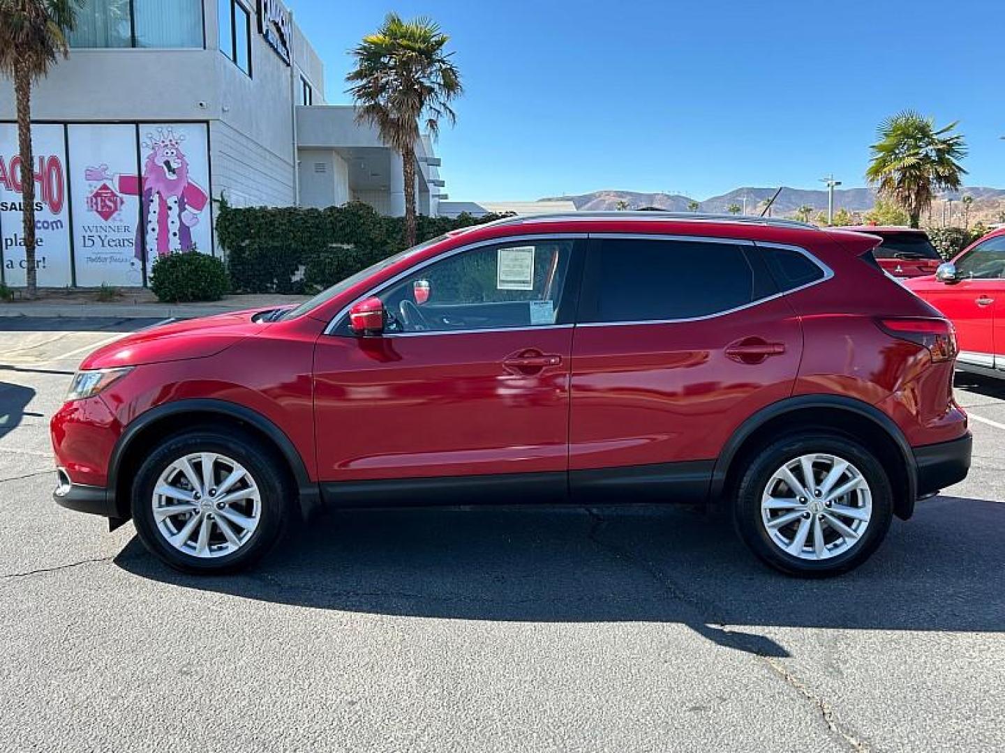2018 RED Nissan Rogue Sport (JN1BJ1CP4JW) with an 4-Cyl 2.0 Liter engine, Auto CVT Xtronic transmission, located at 412 Auto Vista Drive, Palmdale, 93551, (661) 945-0620, 34.592636, -118.136681 - Photo#6