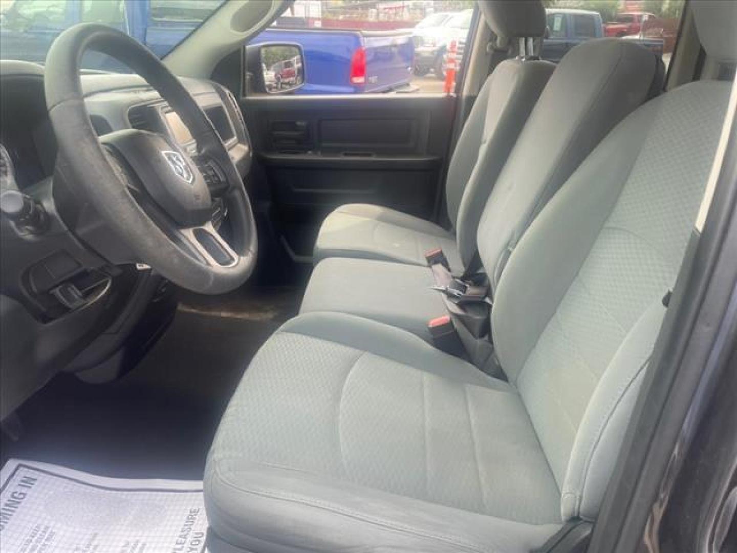 2018 Granite Crystal Metallic Clear Coat RAM 1500 Express (1C6RR7FG3JS) with an 3.6L 3.6L Flex Fuel V6 305hp 269ft. lbs. Sequential Multiport Fuel Injection engine, 8-Speed Shiftable Automatic transmission, located at 800 Riverside Ave, Roseville, CA, 95678, 916-773-4549 & Toll Free: 866-719-4393, 38.732265, -121.291039 - 4X4 QUAD CAB EXPRESS ONE OWNER - Photo#0