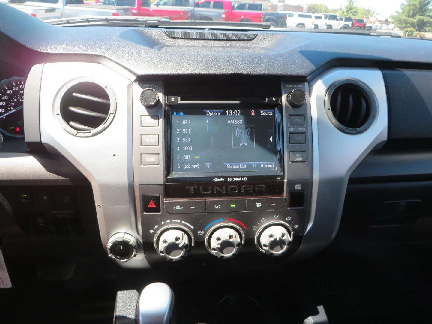 2018 Gray /Black Toyota Tundra SR5 5.7L V8 CrewMax 4WD (5TFDY5F15JX) with an 5.7L V8 DOHC 32V engine, 6A transmission, located at 2630 Grass Valley Highway, Auburn, CA, 95603, (530) 508-5100, 38.937893, -121.095482 - Lifted Tundra sitting on a Pro Comp 6" Lift kit, 37" Nitto Ridge Grappler tires, 20" Fuel Recoil wheels, N-Fab running boards, Grille Mounted Light Bar, Bilstein 5100 rear shocks, TRD dual exhaust, Fender Flares, and window tint. - Photo#24