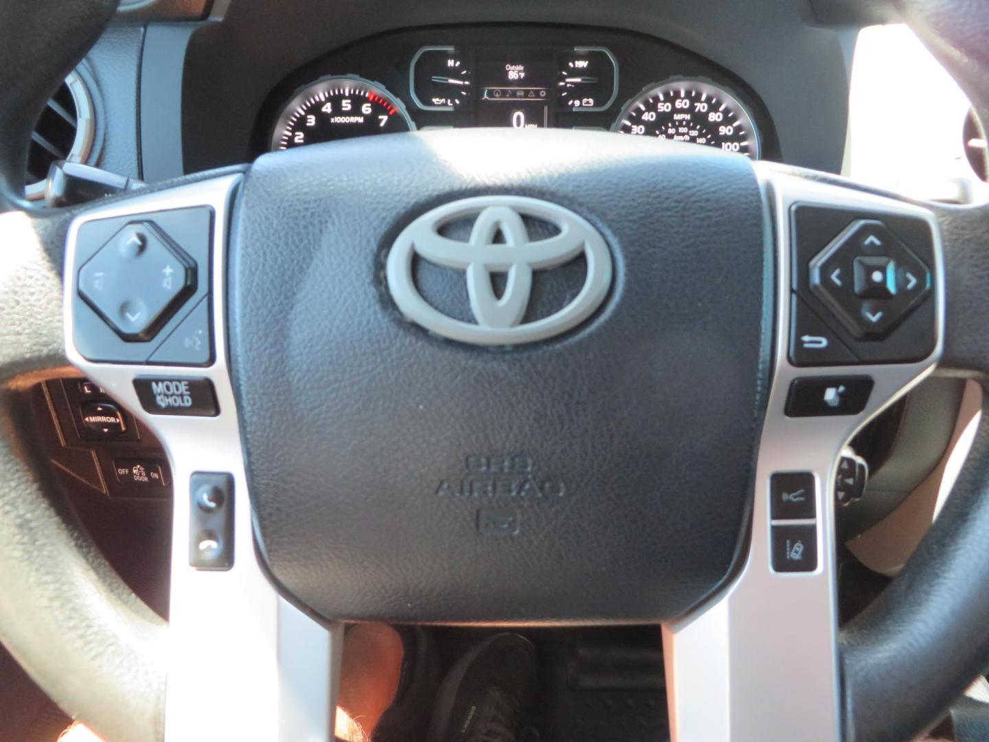 2018 Gray /Black Toyota Tundra SR5 5.7L V8 CrewMax 4WD (5TFDY5F15JX) with an 5.7L V8 DOHC 32V engine, 6A transmission, located at 2630 Grass Valley Highway, Auburn, CA, 95603, (530) 508-5100, 38.937893, -121.095482 - Lifted Tundra sitting on a Pro Comp 6" Lift kit, 37" Nitto Ridge Grappler tires, 20" Fuel Recoil wheels, N-Fab running boards, Grille Mounted Light Bar, Bilstein 5100 rear shocks, TRD dual exhaust, Fender Flares, and window tint. - Photo#33