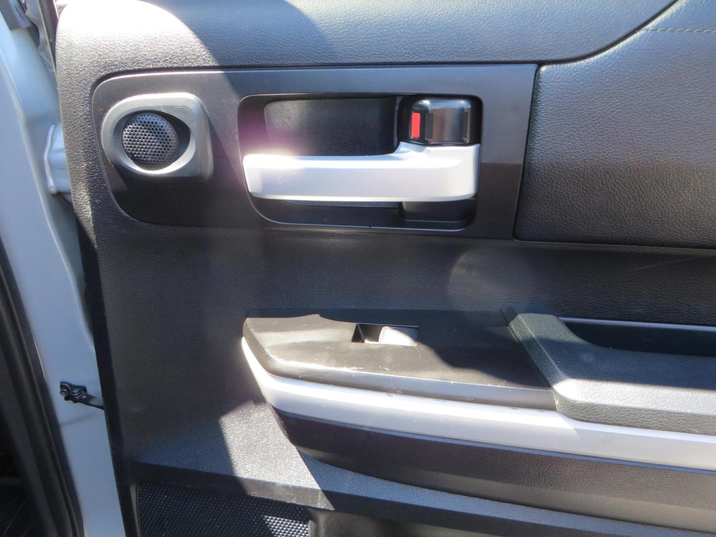 2018 Gray /Black Toyota Tundra SR5 5.7L V8 CrewMax 4WD (5TFDY5F15JX) with an 5.7L V8 DOHC 32V engine, 6A transmission, located at 2630 Grass Valley Highway, Auburn, CA, 95603, (530) 508-5100, 38.937893, -121.095482 - Lifted Tundra sitting on a Pro Comp 6" Lift kit, 37" Nitto Ridge Grappler tires, 20" Fuel Recoil wheels, N-Fab running boards, Grille Mounted Light Bar, Bilstein 5100 rear shocks, TRD dual exhaust, Fender Flares, and window tint. - Photo#51
