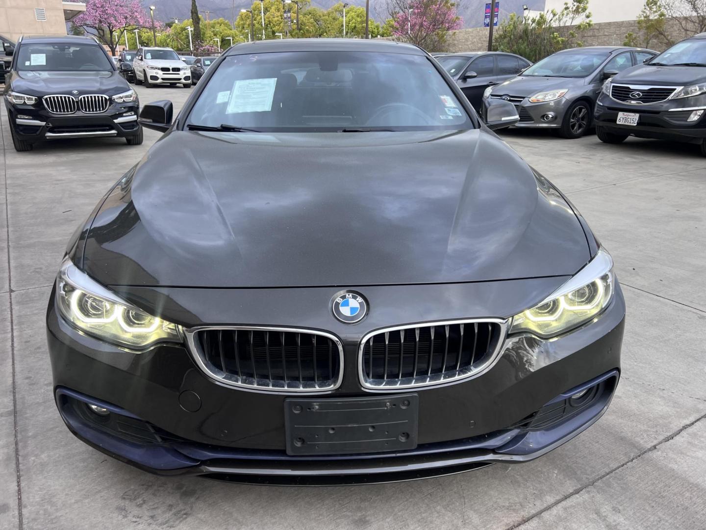 2019 Mineral Grey Metallic /Black BMW 4-Series 430i (WBA4J1C51KB) with an 2.0L L4 DOHC 16V engine, 8A transmission, located at 30 S. Berkeley Avenue, Pasadena, CA, 91107, (626) 248-7567, 34.145447, -118.109398 - Searching for a stylish yet practical luxury car? Look no further than this 2019 BMW 4-Series Gran Coupe 430i, now available at Crown City Motors of Pasadena. As a leading Buy Here Pay Here dealer, we specialize in bad credit used car financing, making it simple for drivers in Pasadena and beyond to - Photo#3