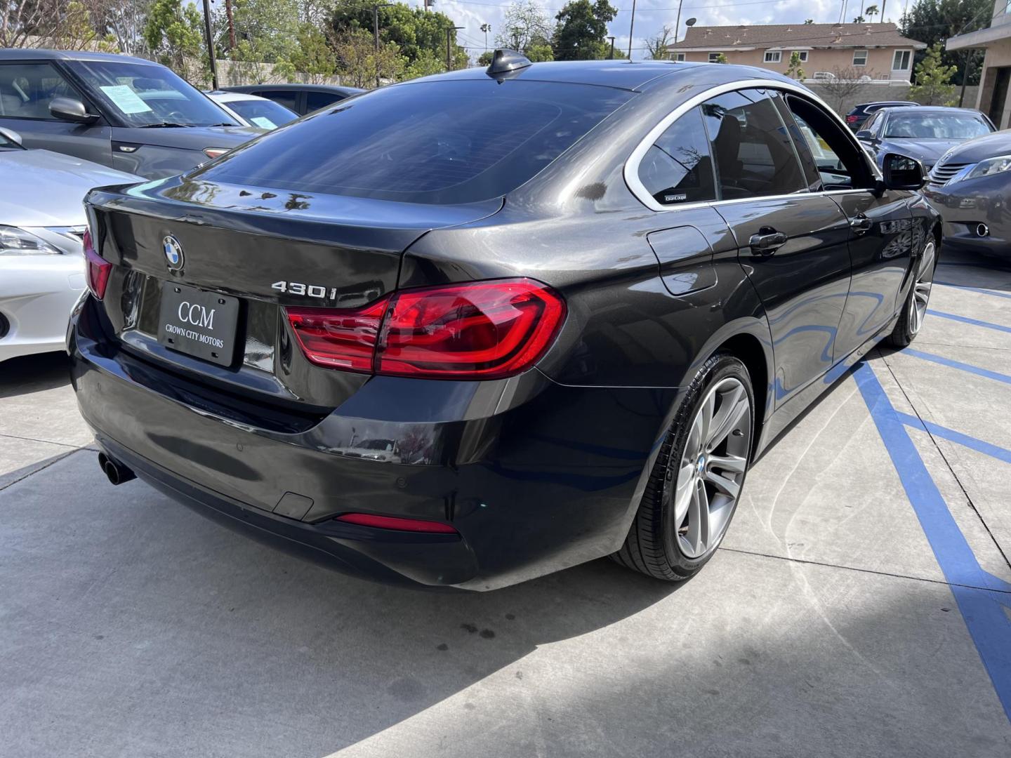 2019 Mineral Grey Metallic /Black BMW 4-Series 430i (WBA4J1C51KB) with an 2.0L L4 DOHC 16V engine, 8A transmission, located at 30 S. Berkeley Avenue, Pasadena, CA, 91107, (626) 248-7567, 34.145447, -118.109398 - Searching for a stylish yet practical luxury car? Look no further than this 2019 BMW 4-Series Gran Coupe 430i, now available at Crown City Motors of Pasadena. As a leading Buy Here Pay Here dealer, we specialize in bad credit used car financing, making it simple for drivers in Pasadena and beyond to - Photo#11