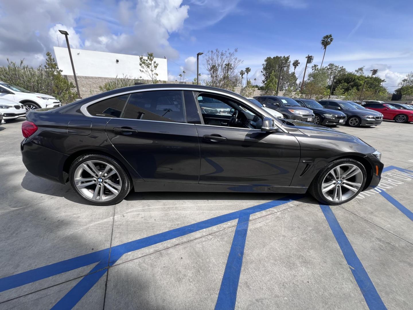 2019 Mineral Grey Metallic /Black BMW 4-Series 430i (WBA4J1C51KB) with an 2.0L L4 DOHC 16V engine, 8A transmission, located at 30 S. Berkeley Avenue, Pasadena, CA, 91107, (626) 248-7567, 34.145447, -118.109398 - Searching for a stylish yet practical luxury car? Look no further than this 2019 BMW 4-Series Gran Coupe 430i, now available at Crown City Motors of Pasadena. As a leading Buy Here Pay Here dealer, we specialize in bad credit used car financing, making it simple for drivers in Pasadena and beyond to - Photo#16
