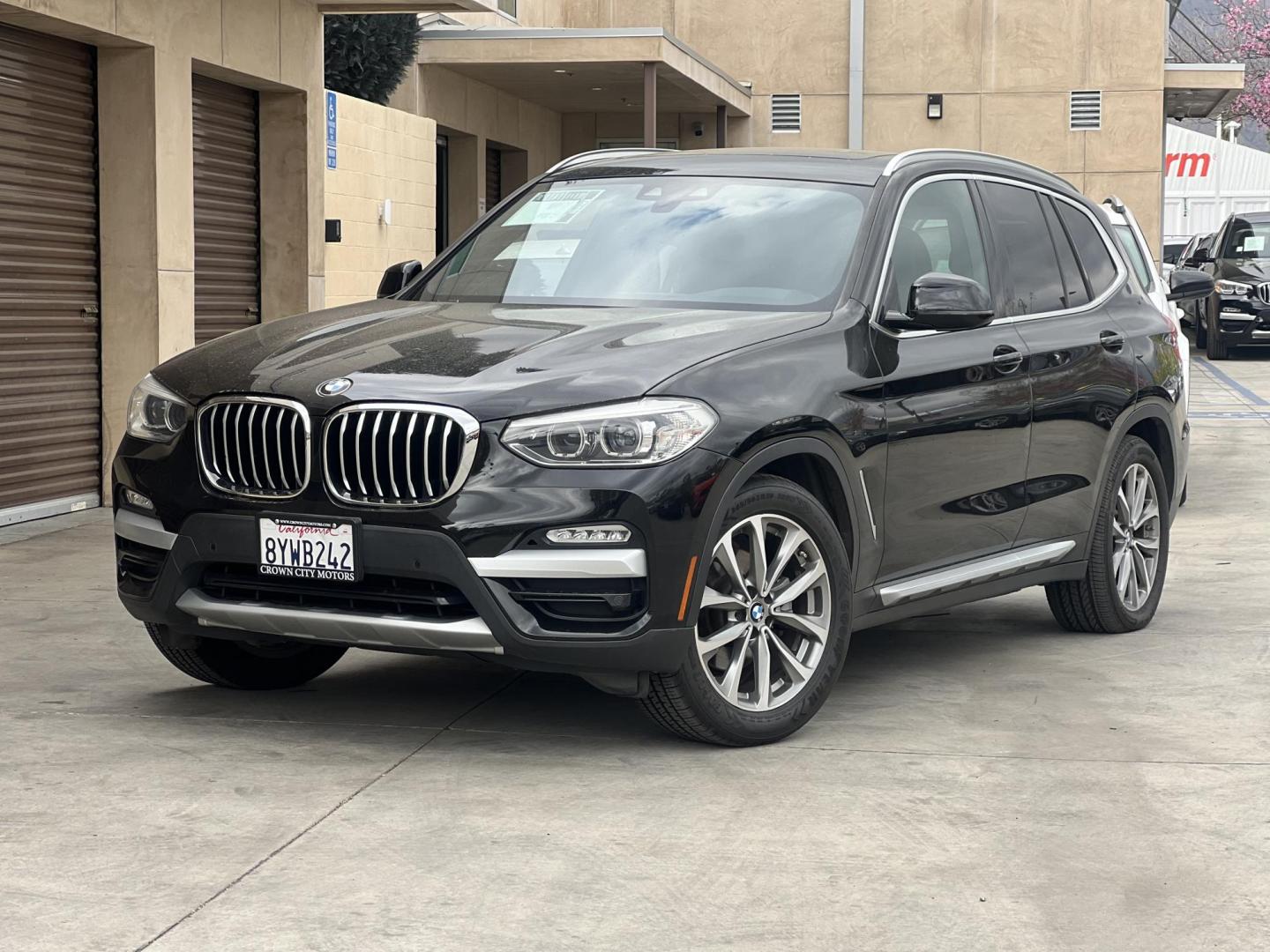 2019 BLACK /black BMW X3 xDrive30i (5UXTR7C55KL) with an 2.0L L4 DOHC 16V engine, 8A transmission, located at 30 S. Berkeley Avenue, Pasadena, CA, 91107, (626) 248-7567, 34.145447, -118.109398 - Photo#2