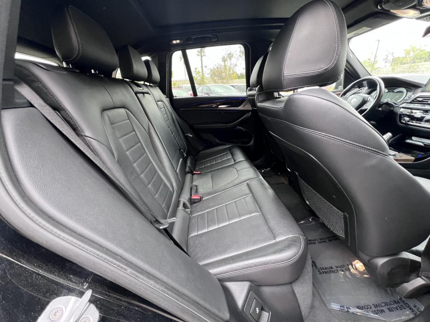 2019 BLACK /black BMW X3 xDrive30i (5UXTR7C55KL) with an 2.0L L4 DOHC 16V engine, 8A transmission, located at 30 S. Berkeley Avenue, Pasadena, CA, 91107, (626) 248-7567, 34.145447, -118.109398 - Photo#12