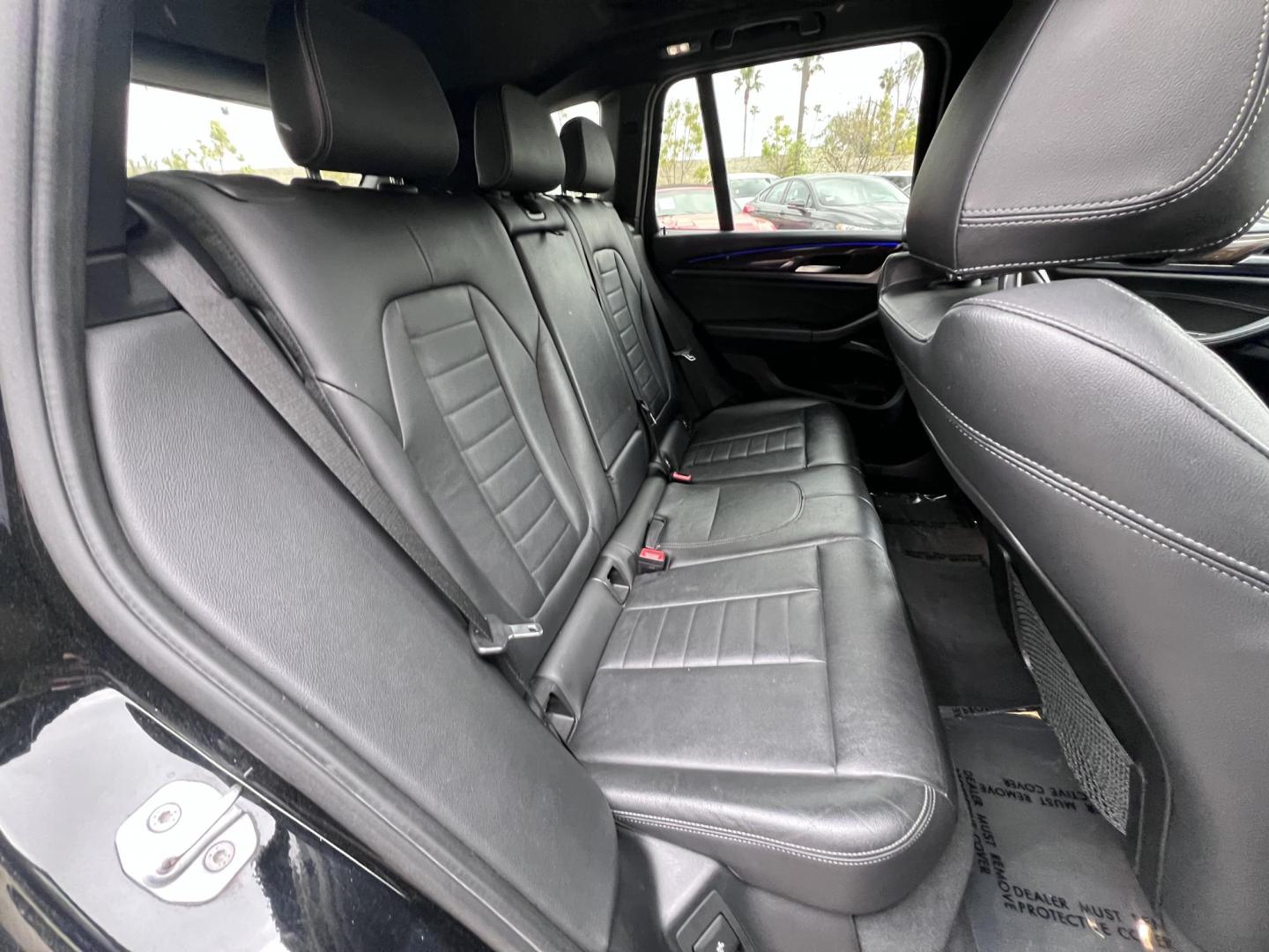 2019 BLACK /black BMW X3 xDrive30i (5UXTR7C55KL) with an 2.0L L4 DOHC 16V engine, 8A transmission, located at 30 S. Berkeley Avenue, Pasadena, CA, 91107, (626) 248-7567, 34.145447, -118.109398 - Photo#21