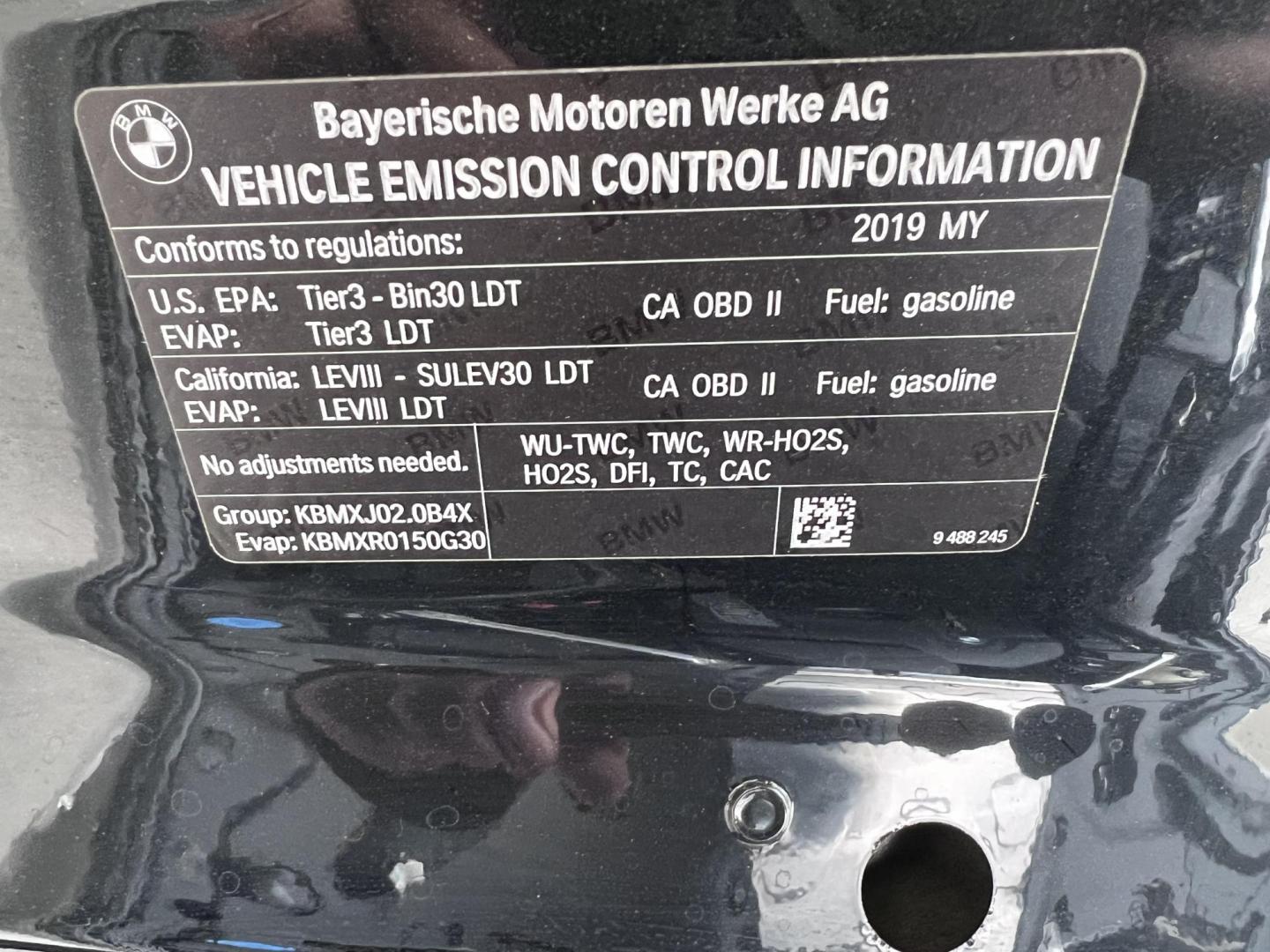 2019 BLACK /black BMW X3 xDrive30i (5UXTR7C55KL) with an 2.0L L4 DOHC 16V engine, 8A transmission, located at 30 S. Berkeley Avenue, Pasadena, CA, 91107, (626) 248-7567, 34.145447, -118.109398 - Photo#28