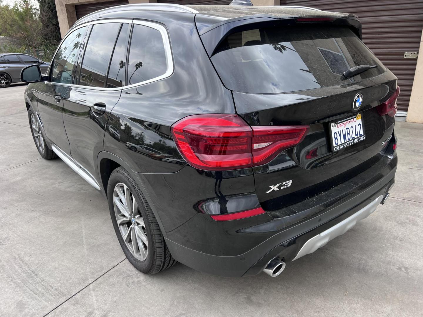 2019 BLACK /black BMW X3 xDrive30i (5UXTR7C55KL) with an 2.0L L4 DOHC 16V engine, 8A transmission, located at 30 S. Berkeley Avenue, Pasadena, CA, 91107, (626) 248-7567, 34.145447, -118.109398 - Photo#3