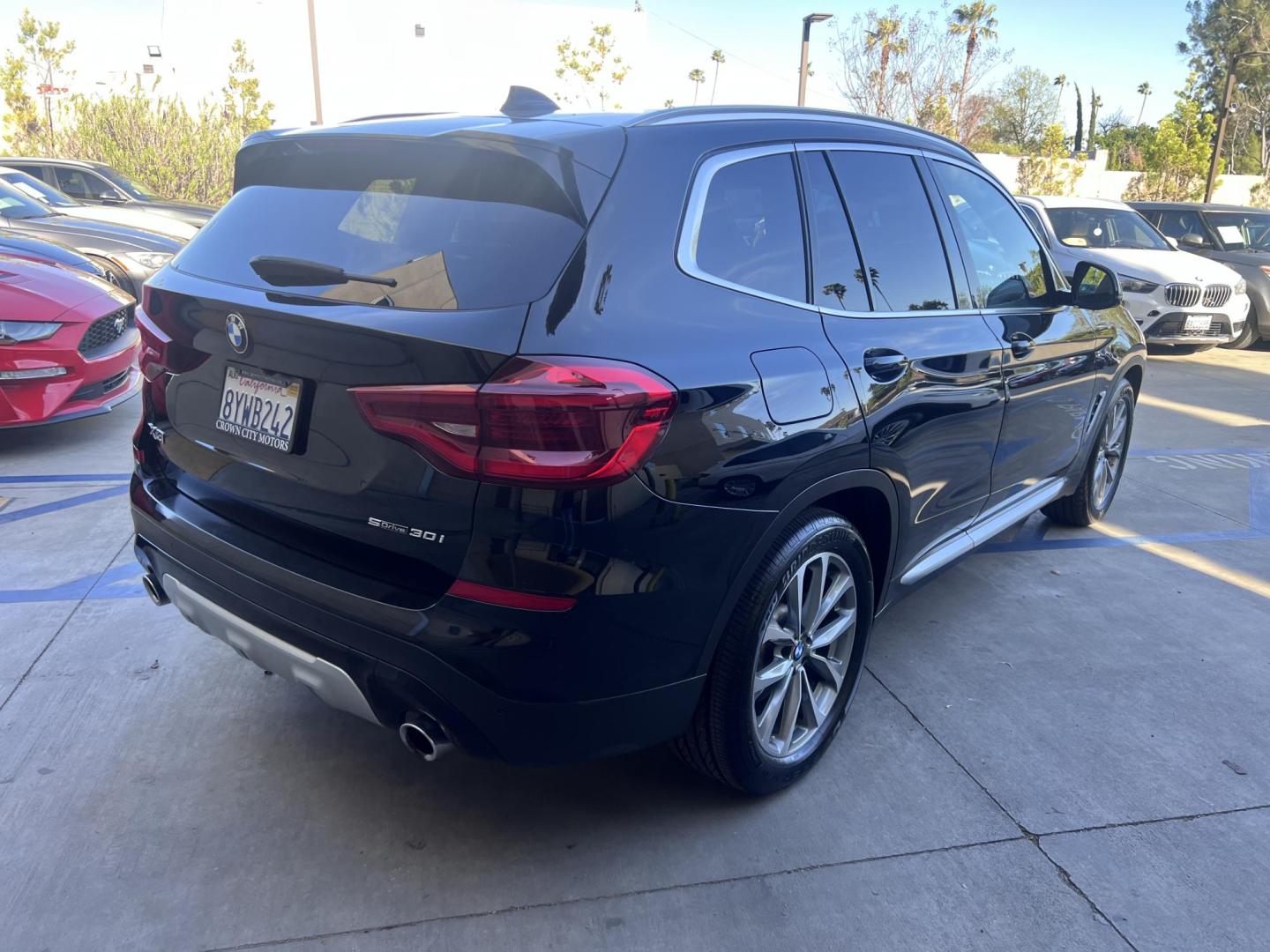 2019 BLACK /black BMW X3 xDrive30i (5UXTR7C55KL) with an 2.0L L4 DOHC 16V engine, 8A transmission, located at 30 S. Berkeley Avenue, Pasadena, CA, 91107, (626) 248-7567, 34.145447, -118.109398 - Photo#37