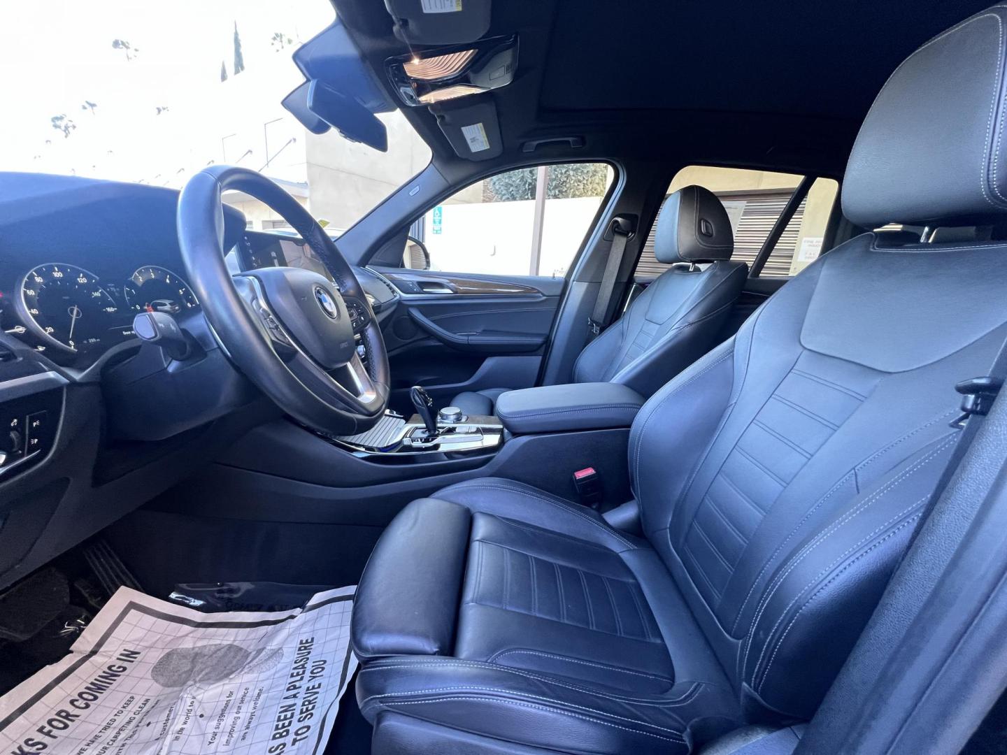 2019 BLACK /black BMW X3 xDrive30i (5UXTR7C55KL) with an 2.0L L4 DOHC 16V engine, 8A transmission, located at 30 S. Berkeley Avenue, Pasadena, CA, 91107, (626) 248-7567, 34.145447, -118.109398 - Photo#41