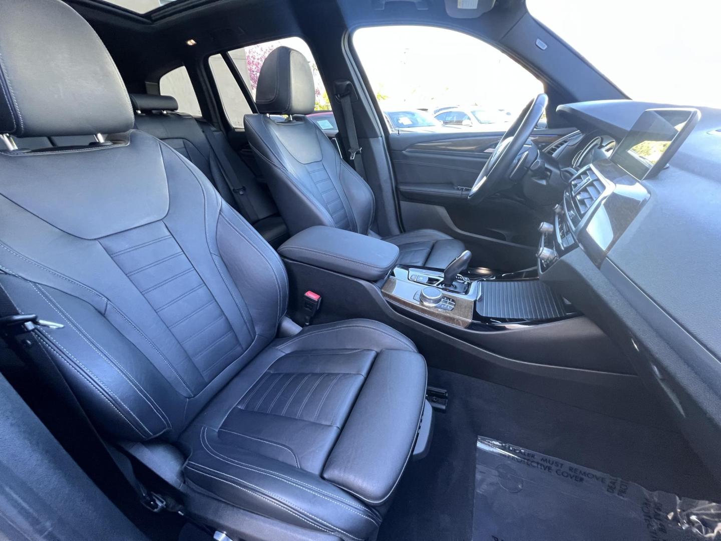 2019 BLACK /black BMW X3 xDrive30i (5UXTR7C55KL) with an 2.0L L4 DOHC 16V engine, 8A transmission, located at 30 S. Berkeley Avenue, Pasadena, CA, 91107, (626) 248-7567, 34.145447, -118.109398 - Photo#58