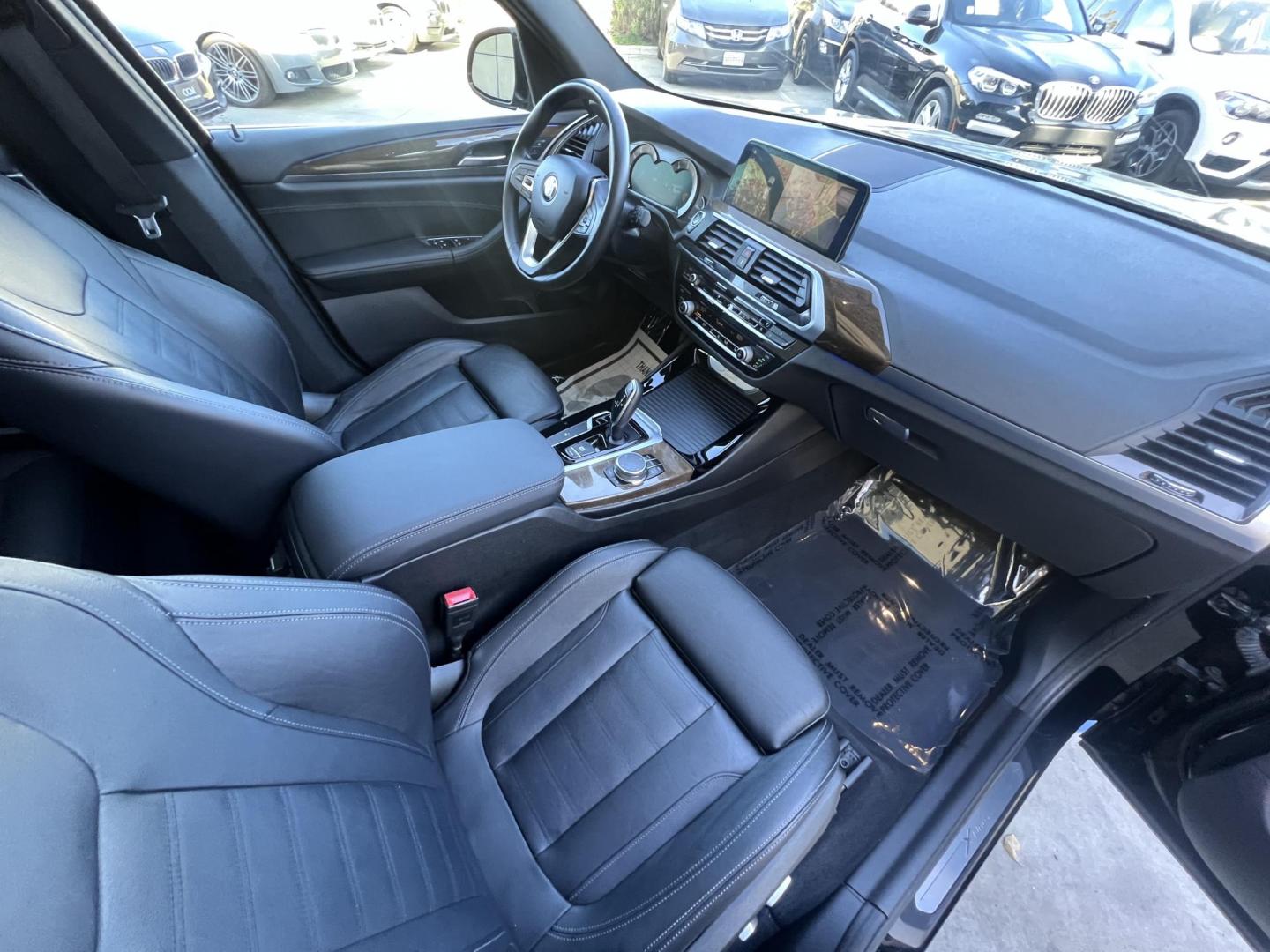2019 BLACK /black BMW X3 xDrive30i (5UXTR7C55KL) with an 2.0L L4 DOHC 16V engine, 8A transmission, located at 30 S. Berkeley Avenue, Pasadena, CA, 91107, (626) 248-7567, 34.145447, -118.109398 - Photo#59