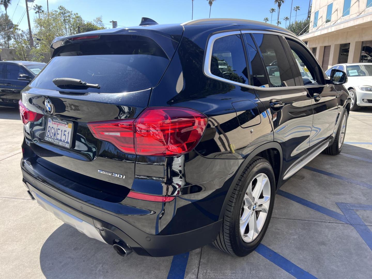 2019 Black /Black BMW X3 xDrive30i (5UXTR7C55KL) with an 2.0L L4 DOHC 16V engine, 8A transmission, located at 30 S. Berkeley Avenue, Pasadena, CA, 91107, (626) 248-7567, 34.145447, -118.109398 - Ready to elevate your drive with a modern luxury SUV? Discover this stunning 2019 BMW X3, available now at Crown City Motors of Pasadena. As a premier Buy Here Pay Here dealer, we specialize in bad credit used car financing, ensuring that even if your credit isn’t perfect, you can still take home - Photo#5