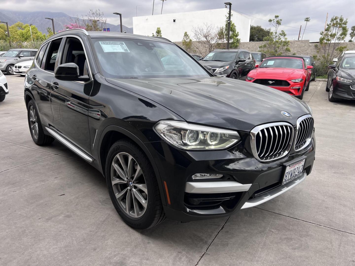 2019 BLACK /black BMW X3 xDrive30i (5UXTR7C55KL) with an 2.0L L4 DOHC 16V engine, 8A transmission, located at 30 S. Berkeley Avenue, Pasadena, CA, 91107, (626) 248-7567, 34.145447, -118.109398 - Photo#6