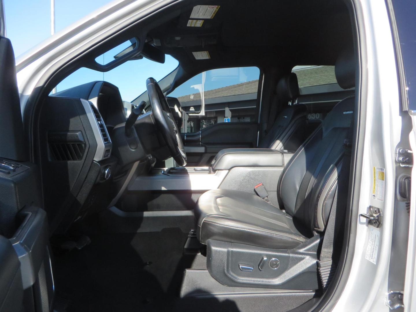 2019 SILVER /black Ford F-350 SD Platinum Crew Cab 4WD Long Bed (1FT8W3BT7KE) with an 6.7L V8 OHV 16V DIESEL engine, 6A transmission, located at 2630 Grass Valley Highway, Auburn, CA, 95603, (530) 508-5100, 38.937893, -121.095482 - Lond Bed Superduty with factory 5th wheel prep ready to tow with Rigid industries back up lights. - Photo#21