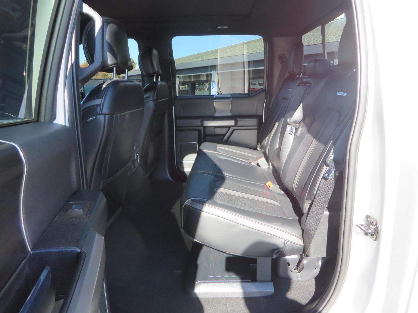 2019 SILVER /black Ford F-350 SD Platinum Crew Cab 4WD Long Bed (1FT8W3BT7KE) with an 6.7L V8 OHV 16V DIESEL engine, 6A transmission, located at 2630 Grass Valley Highway, Auburn, CA, 95603, (530) 508-5100, 38.937893, -121.095482 - Lond Bed Superduty with factory 5th wheel prep ready to tow with Rigid industries back up lights. - Photo#52