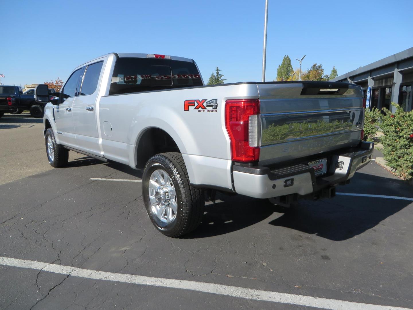 2019 SILVER /black Ford F-350 SD Platinum Crew Cab 4WD Long Bed (1FT8W3BT7KE) with an 6.7L V8 OHV 16V DIESEL engine, 6A transmission, located at 2630 Grass Valley Highway, Auburn, CA, 95603, (530) 508-5100, 38.937893, -121.095482 - Lond Bed Superduty with factory 5th wheel prep ready to tow with Rigid industries back up lights. - Photo#6