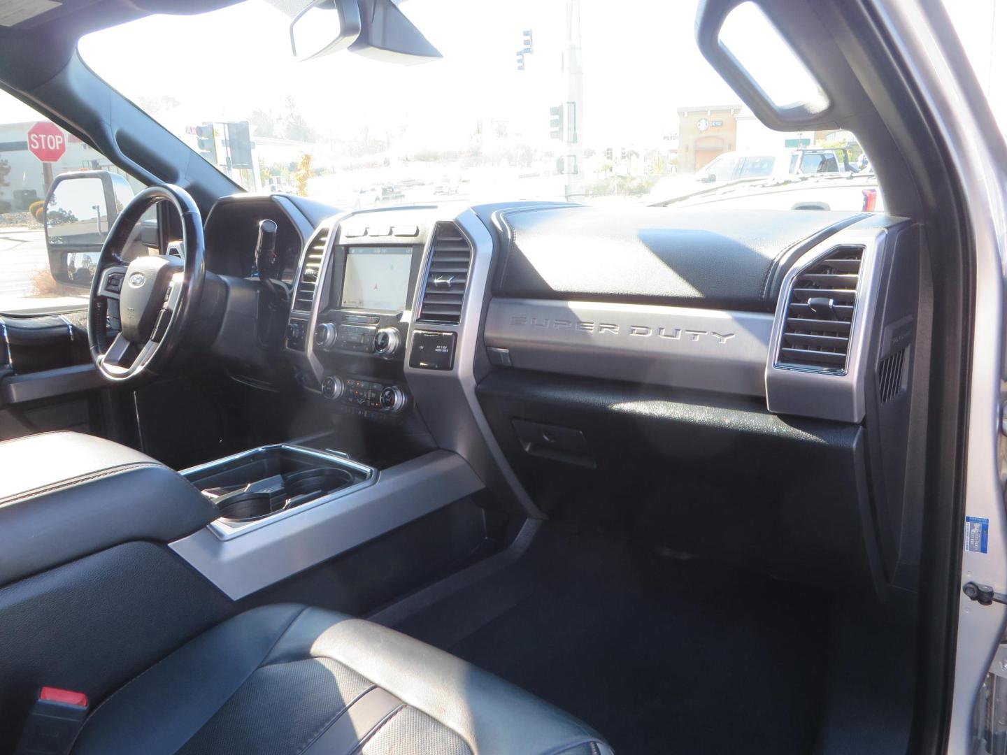 2019 SILVER /black Ford F-350 SD Platinum Crew Cab 4WD Long Bed (1FT8W3BT7KE) with an 6.7L V8 OHV 16V DIESEL engine, 6A transmission, located at 2630 Grass Valley Highway, Auburn, CA, 95603, (530) 508-5100, 38.937893, -121.095482 - Lond Bed Superduty with factory 5th wheel prep ready to tow with Rigid industries back up lights. - Photo#64