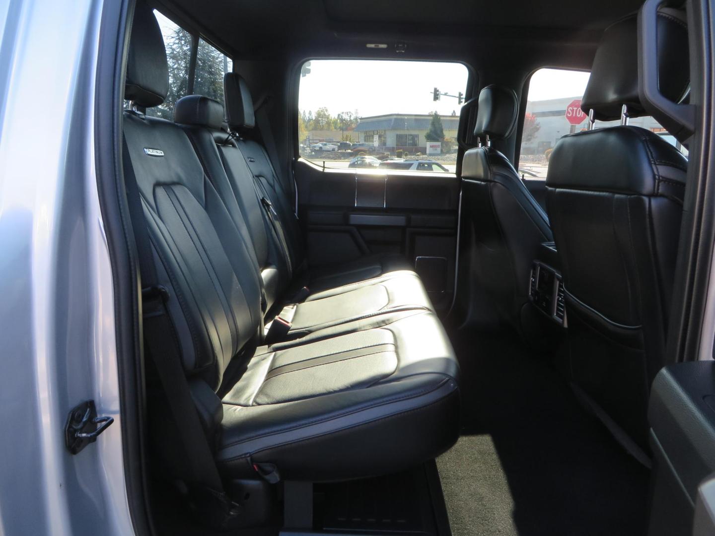 2019 SILVER /black Ford F-350 SD Platinum Crew Cab 4WD Long Bed (1FT8W3BT7KE) with an 6.7L V8 OHV 16V DIESEL engine, 6A transmission, located at 2630 Grass Valley Highway, Auburn, CA, 95603, (530) 508-5100, 38.937893, -121.095482 - Lond Bed Superduty with factory 5th wheel prep ready to tow with Rigid industries back up lights. - Photo#67