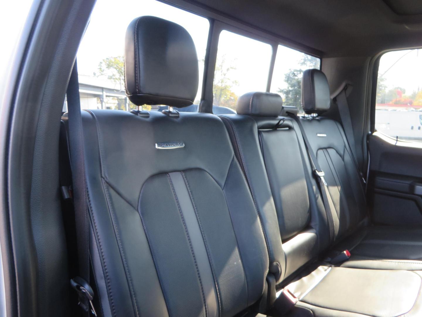 2019 SILVER /black Ford F-350 SD Platinum Crew Cab 4WD Long Bed (1FT8W3BT7KE) with an 6.7L V8 OHV 16V DIESEL engine, 6A transmission, located at 2630 Grass Valley Highway, Auburn, CA, 95603, (530) 508-5100, 38.937893, -121.095482 - Lond Bed Superduty with factory 5th wheel prep ready to tow with Rigid industries back up lights. - Photo#68