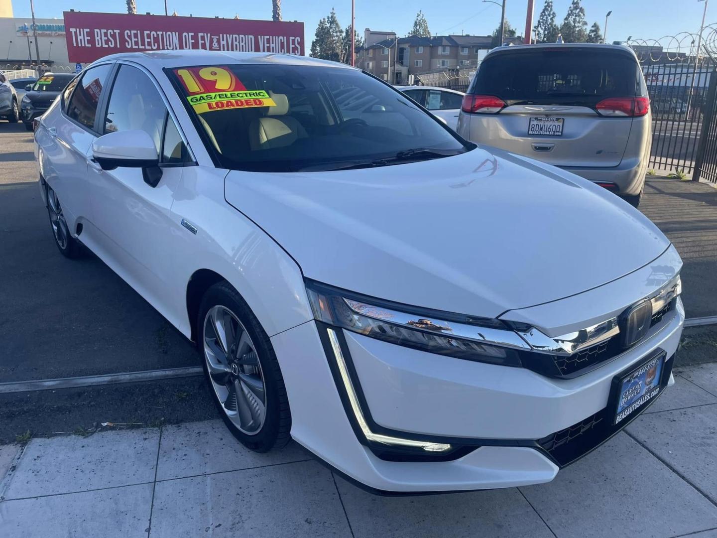 2019 Honda Clarity Touring Plug-In Hybrid (JHMZC5F35KC) with an 1.5L L4 DOHC 16V HYBRID engine, CVT transmission, located at 744 E Miner Ave, Stockton, CA, 95202, (209) 944-5770, 37.956863, -121.282082 - PLUS TAXES AND FEES NO CHAGRER AVAILABLE- Photo#0