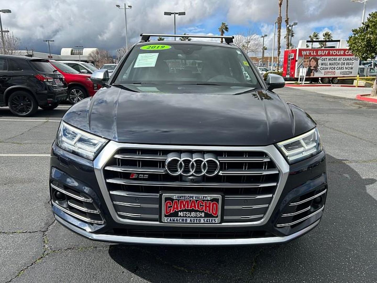 2019 BLUE Audi SQ5 (WA1C4AFYXK2) with an V6 Turbo 3.0 Liter engine, Automatic 8-Spd and Tiptronic transmission, located at 412 Auto Vista Drive, Palmdale, 93551, (661) 945-0620, 34.592636, -118.136681 - Photo#4