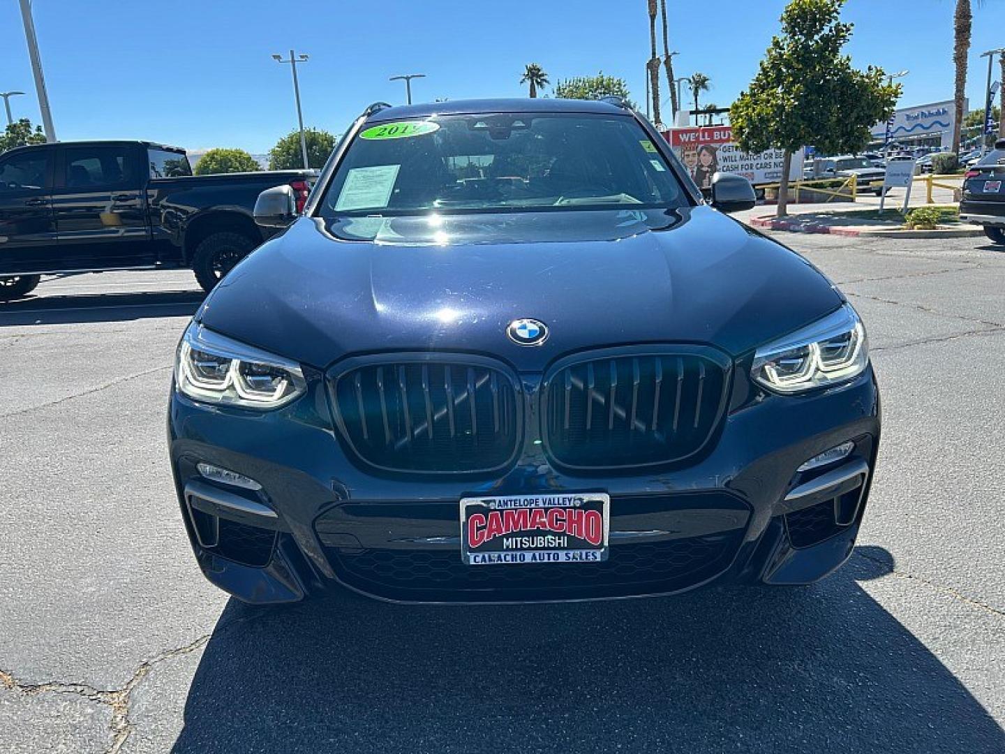 2019 BLACK BMW X3 (5UXTS3C59KL) with an 6-Cyl Turbo 3.0 Liter engine, Auto 8-Spd Stptrnc Spt transmission, located at 412 Auto Vista Drive, Palmdale, 93551, (661) 945-0620, 34.592636, -118.136681- Photo#1