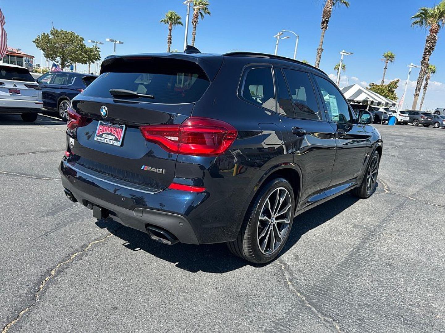 2019 BLACK BMW X3 (5UXTS3C59KL) with an 6-Cyl Turbo 3.0 Liter engine, Auto 8-Spd Stptrnc Spt transmission, located at 412 Auto Vista Drive, Palmdale, 93551, (661) 945-0620, 34.592636, -118.136681- Photo#2