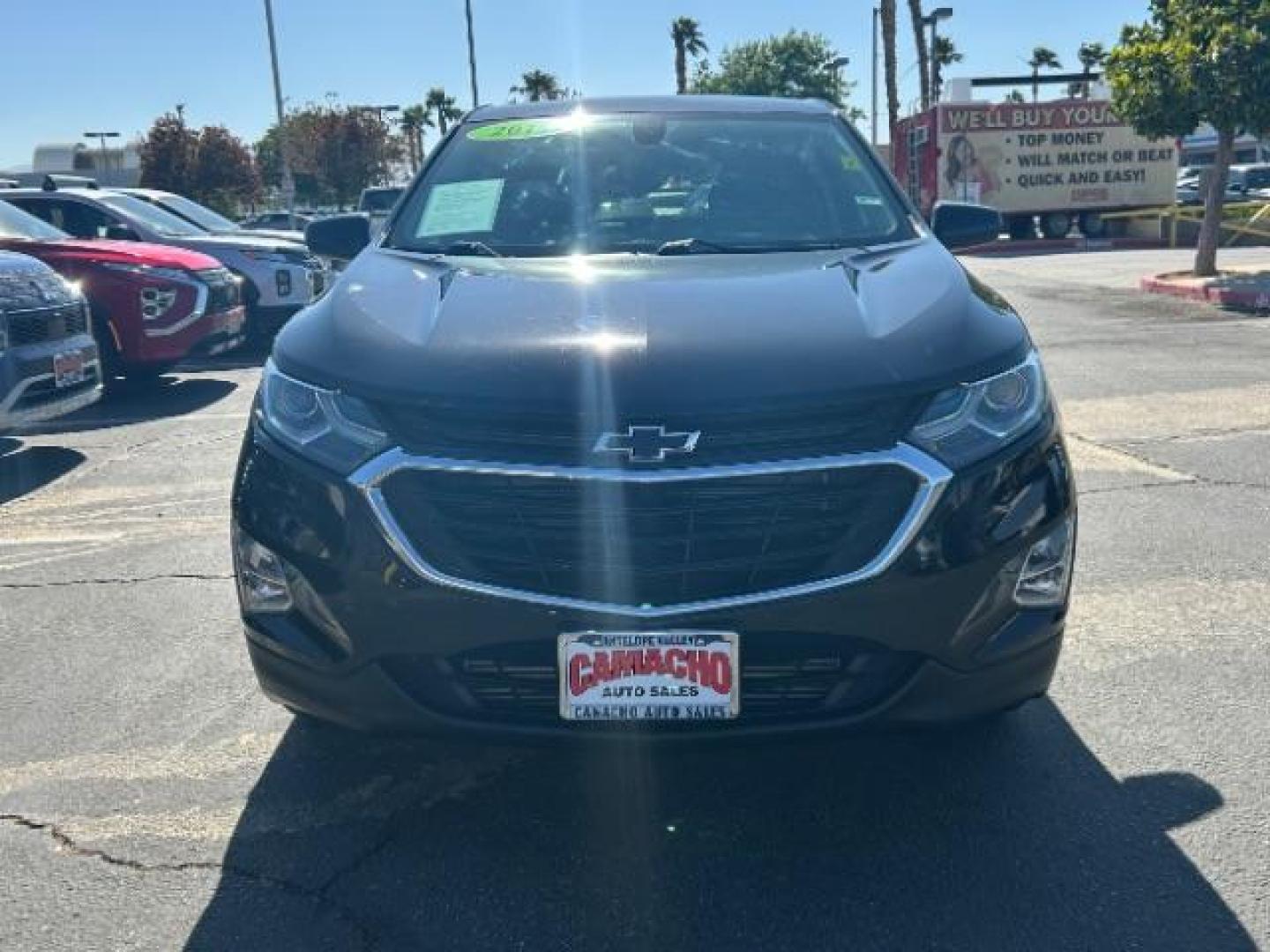 2019 BLACK Chevrolet Equinox (2GNAXKEV8K6) with an 4-Cyl Turbo 1.5 Liter engine, Automatic 6-Spd w/Overdrive transmission, located at 412 Auto Vista Drive, Palmdale, 93551, (661) 945-0620, 34.592636, -118.136681 - Photo#1