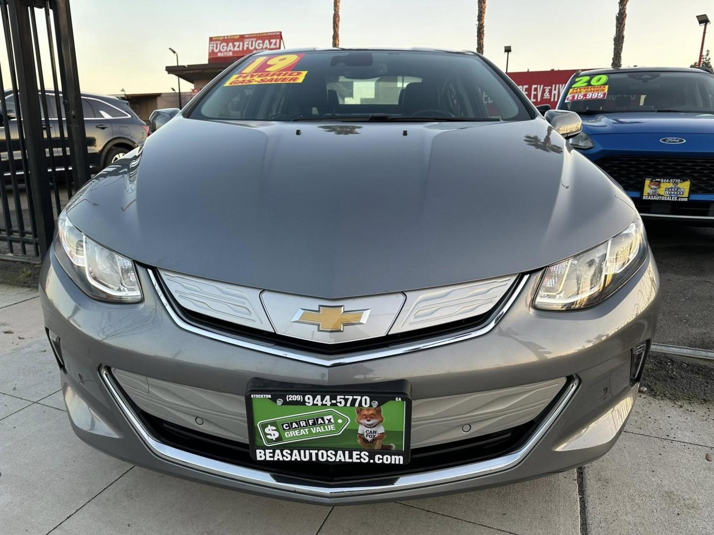 2019 Chevrolet Volt Premier (1G1RD6S55KU) with an 1.5L L4 DOHC 16V engine, CVT transmission, located at 744 E Miner Ave, Stockton, CA, 95202, (209) 944-5770, 37.956863, -121.282082 - PLUS TAXES AND FEES - Photo#2