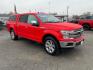 2019 Magma Red Ford F-150 Lariat (1FTEW1E44KF) with an 0.0 EcoBoost 3.5L Twin Turbo V6 375hp 470ft. lbs. Direct Injection engine, 10-Speed Shiftable Automatic transmission, located at 800 Riverside Ave, Roseville, CA, 95678, 916-773-4549 & Toll Free: 866-719-4393, 38.732265, -121.291039 - 4X4 SUPERCREW LARIAT SERVICE RECORDS ON CLEAN CARFAX - Photo#1