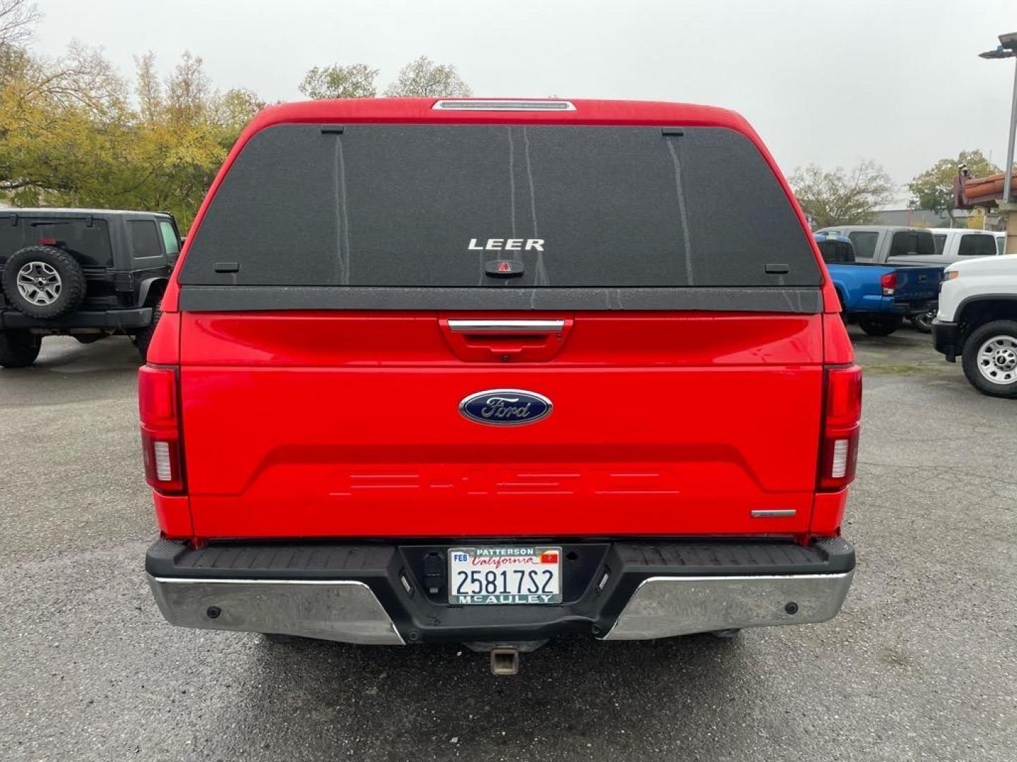 2019 Magma Red Ford F-150 Lariat (1FTEW1E44KF) with an 0.0 EcoBoost 3.5L Twin Turbo V6 375hp 470ft. lbs. Direct Injection engine, 10-Speed Shiftable Automatic transmission, located at 800 Riverside Ave, Roseville, CA, 95678, 916-773-4549 & Toll Free: 866-719-4393, 38.732265, -121.291039 - 4X4 SUPERCREW LARIAT SERVICE RECORDS ON CLEAN CARFAX - Photo#7