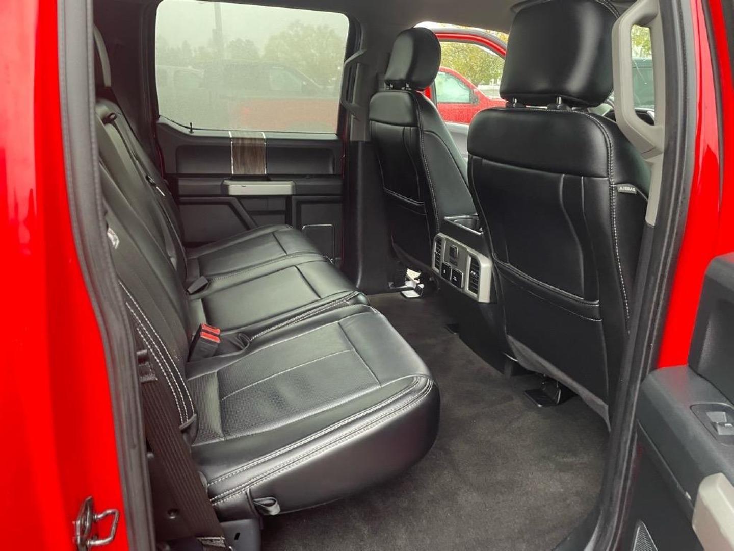 2019 Magma Red Ford F-150 Lariat (1FTEW1E44KF) with an 0.0 EcoBoost 3.5L Twin Turbo V6 375hp 470ft. lbs. Direct Injection engine, 10-Speed Shiftable Automatic transmission, located at 800 Riverside Ave, Roseville, CA, 95678, 916-773-4549 & Toll Free: 866-719-4393, 38.732265, -121.291039 - 4X4 SUPERCREW LARIAT SERVICE RECORDS ON CLEAN CARFAX - Photo#12