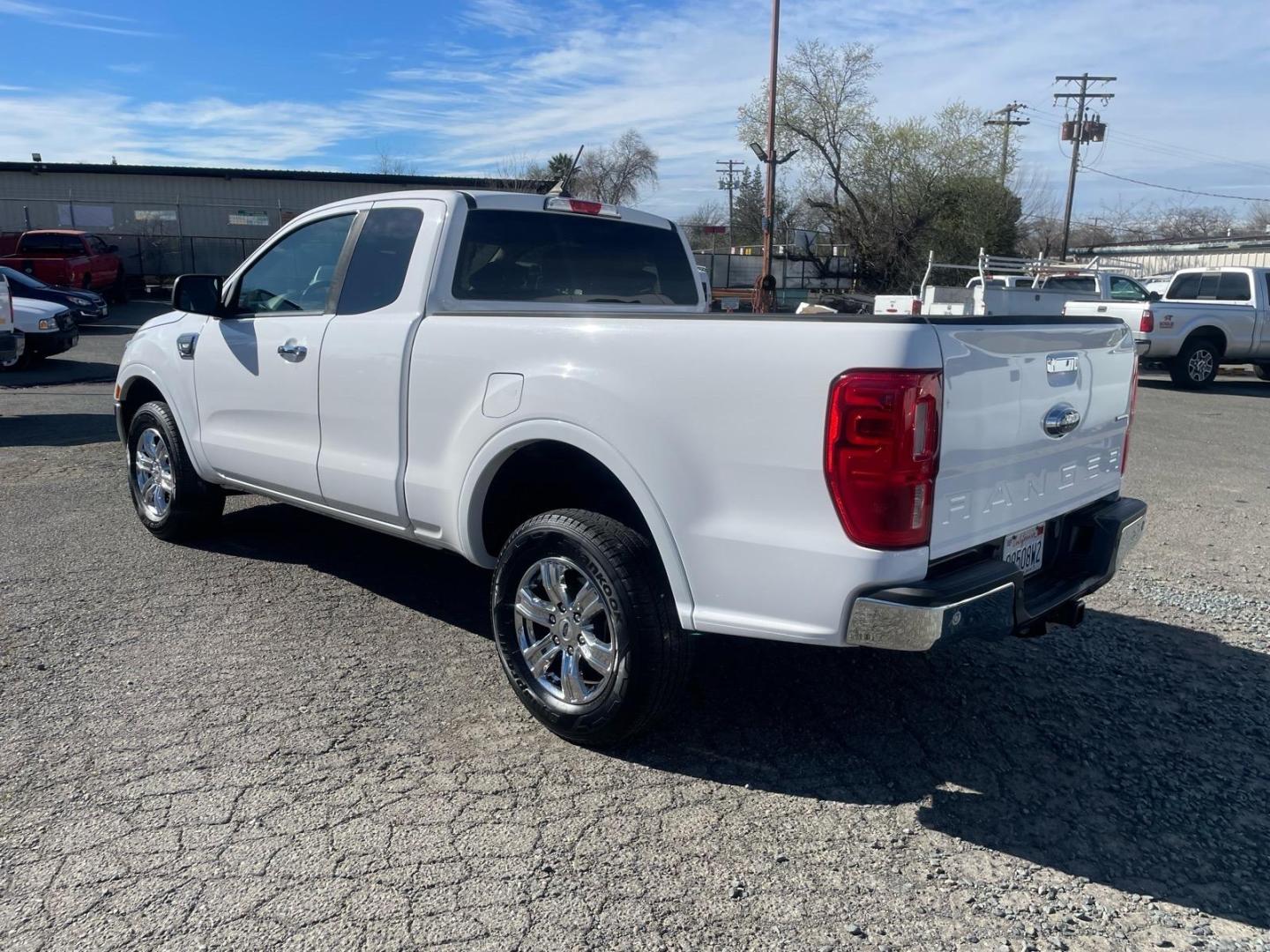 2019 Oxford White Ford Ranger XLT (1FTER1EH5KL) with an 2.3L EcoBoost 2.3L Turbo I4 270hp 310ft. lbs. Direct Injection engine, 10-Speed Shiftable Automatic transmission, located at 800 Riverside Ave, Roseville, CA, 95678, 916-773-4549 & Toll Free: 866-719-4393, 38.732265, -121.291039 - SUPER CAB ECOBOOST SERVICE RECORDS ON CLEAN CARFAX- Photo#2