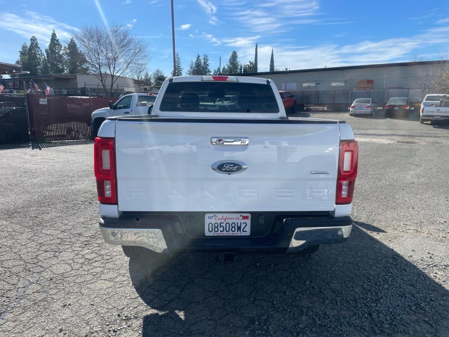 2019 Oxford White Ford Ranger XLT (1FTER1EH5KL) with an 2.3L EcoBoost 2.3L Turbo I4 270hp 310ft. lbs. Direct Injection engine, 10-Speed Shiftable Automatic transmission, located at 800 Riverside Ave, Roseville, CA, 95678, 916-773-4549 & Toll Free: 866-719-4393, 38.732265, -121.291039 - SUPER CAB ECOBOOST SERVICE RECORDS ON CLEAN CARFAX- Photo#3