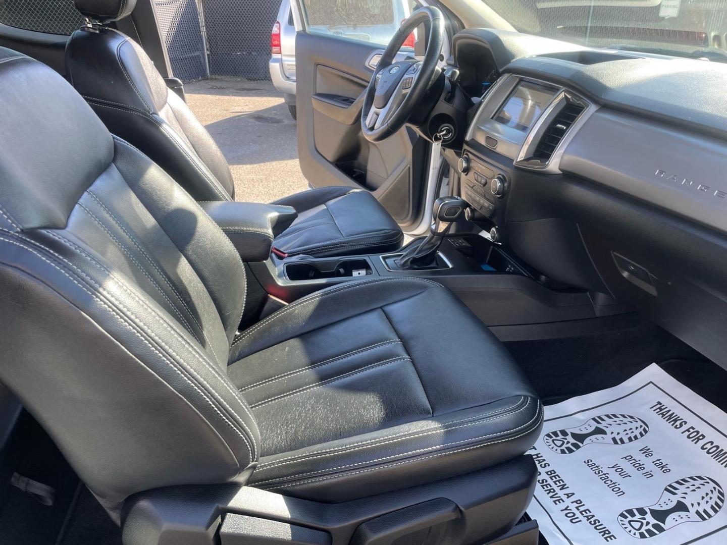 2019 Oxford White Ford Ranger XLT (1FTER1EH5KL) with an 2.3L EcoBoost 2.3L Turbo I4 270hp 310ft. lbs. Direct Injection engine, 10-Speed Shiftable Automatic transmission, located at 800 Riverside Ave, Roseville, CA, 95678, 916-773-4549 & Toll Free: 866-719-4393, 38.732265, -121.291039 - SUPER CAB ECOBOOST SERVICE RECORDS ON CLEAN CARFAX- Photo#12