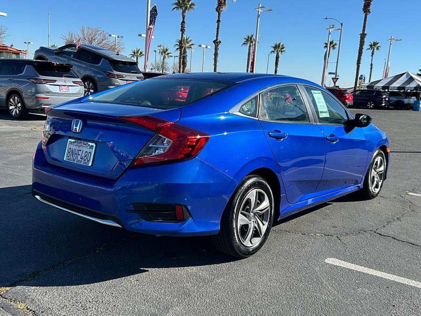 2019 BLUE Honda Civic Sedan (2HGFC2F64KH) with an 4-Cyl 2 Liter engine, Automatic CVT transmission, located at 412 Auto Vista Drive, Palmdale, 93551, (661) 945-0620, 34.592636, -118.136681 - Photo#3