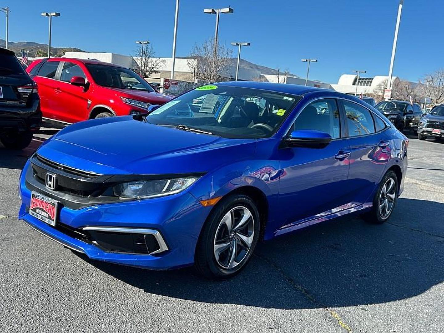 2019 BLUE Honda Civic Sedan (2HGFC2F64KH) with an 4-Cyl 2 Liter engine, Automatic CVT transmission, located at 412 Auto Vista Drive, Palmdale, 93551, (661) 945-0620, 34.592636, -118.136681 - Photo#7